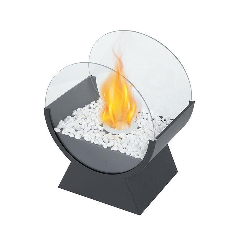 New Release Indoor Bio Ethanol Tabletop Fireplace Metal Structure Table Top Fire Place for Patio