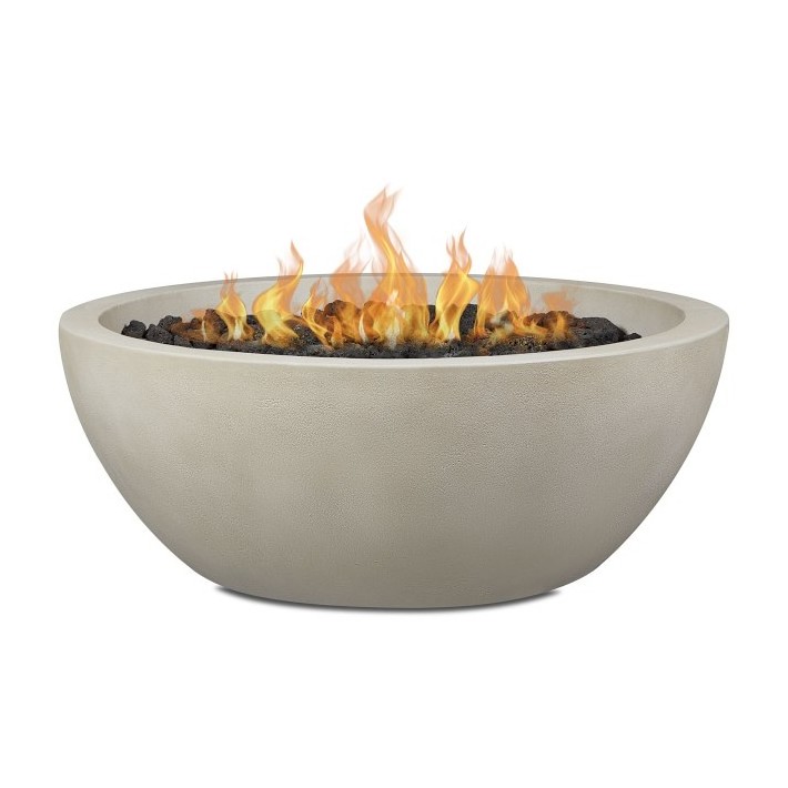 30-Inch Durable Powder-coat Finish Outdoor Fire Pit Bowl Large Fog Natural Gas Fire Bowl Patio