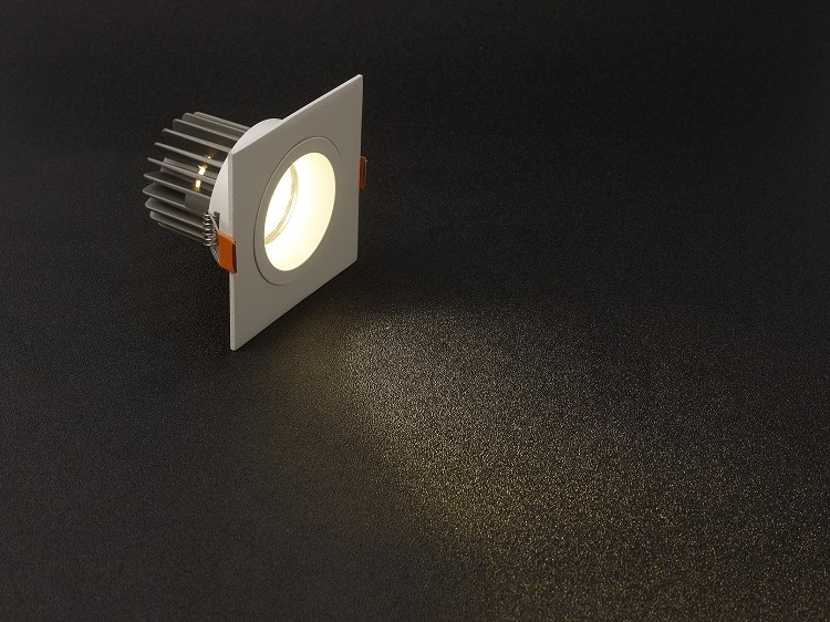 Customized Commercial Light Led COB Chip Anti-Glare Recessed Square 10W Downlights