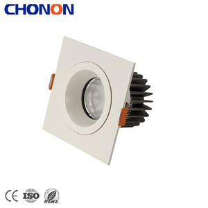 Customized Commercial Light Led COB Chip Anti-Glare Recessed Square 10W Downlights