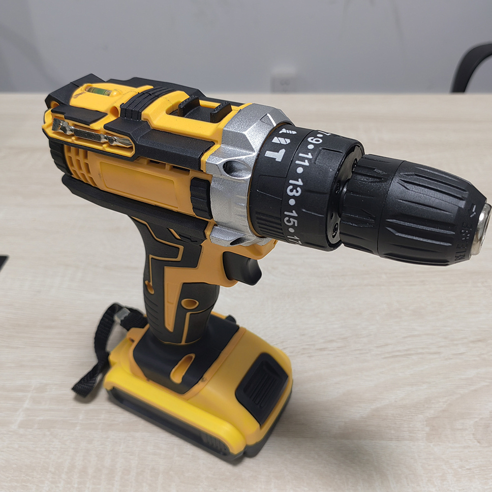 21v Cordless Lithium Ion Impact Drill Industrial High Power Charging Hammer Drill Hammer Three Function Electric Impact Tool