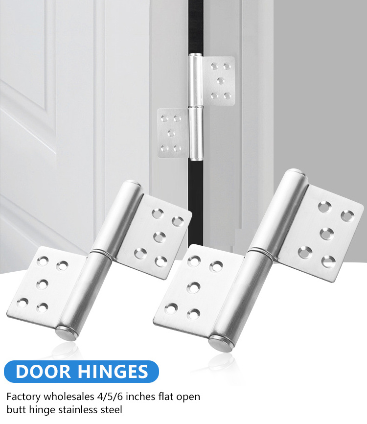 Stainless steel ball bearing hinge doors and windows lift off thickened heavy duty flag hinge Concealed Door Hinge