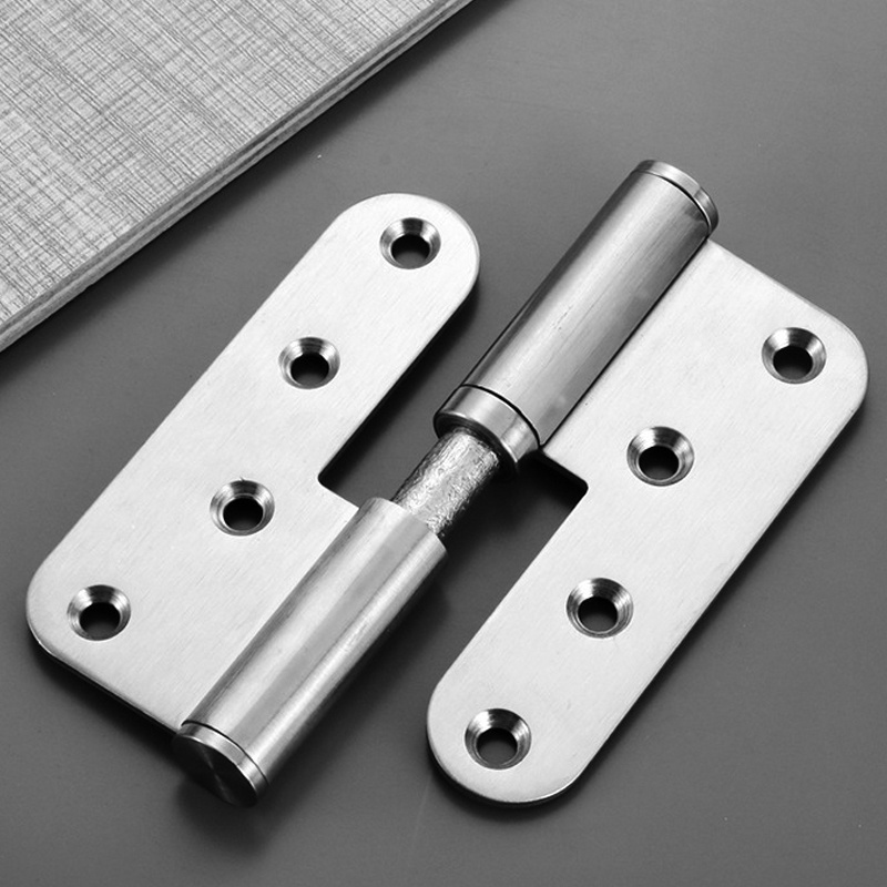 SS201 Welding Heavy Duty Stainless Steel Flag Hinge For Wood Door