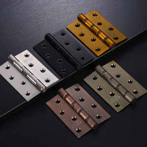 Hardware accessory 4 inch Stainless Steel iron metal window spring door hinge flush hinge for wooden door