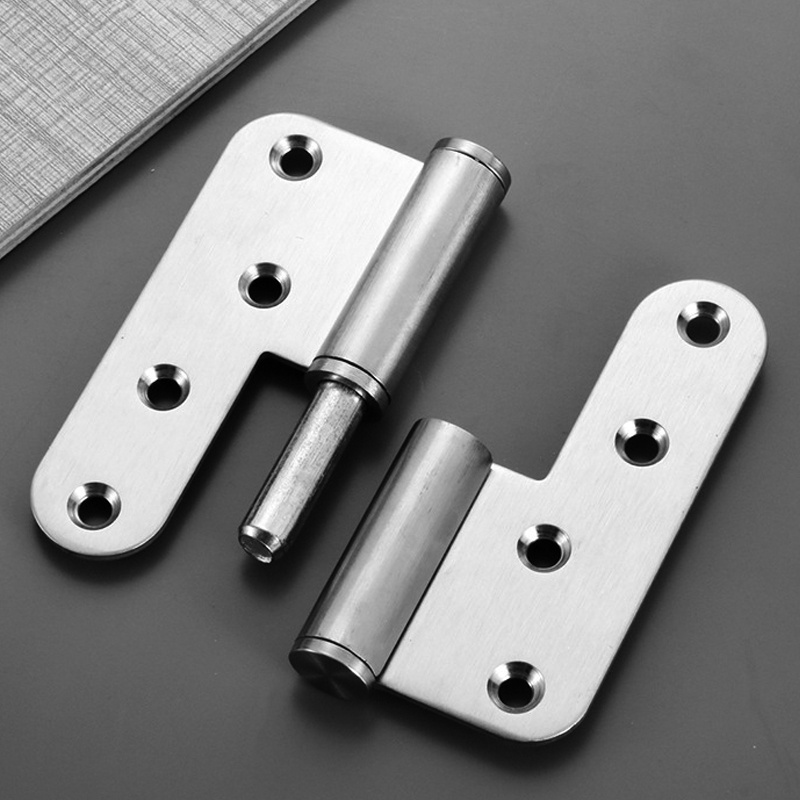 SS201 Welding Heavy Duty Stainless Steel Flag Hinge For Wood Door