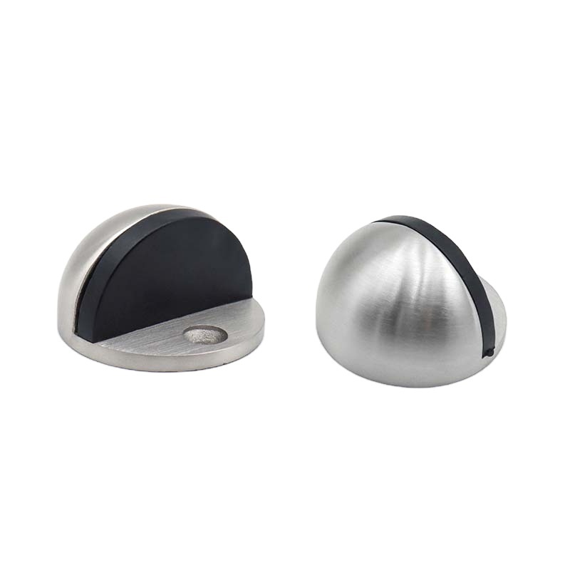 Floor Mounted Door Stops Stopper With Round Base Rubber Sound Dampening Door Stop Bumper Wall Protector Door Stopper