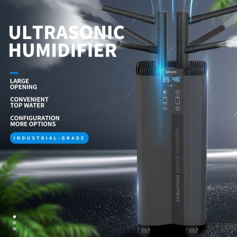 Industry Large Humidifier 23L Touch Control Big Mist Smart Ultrasonic Humidifiers With Wheel