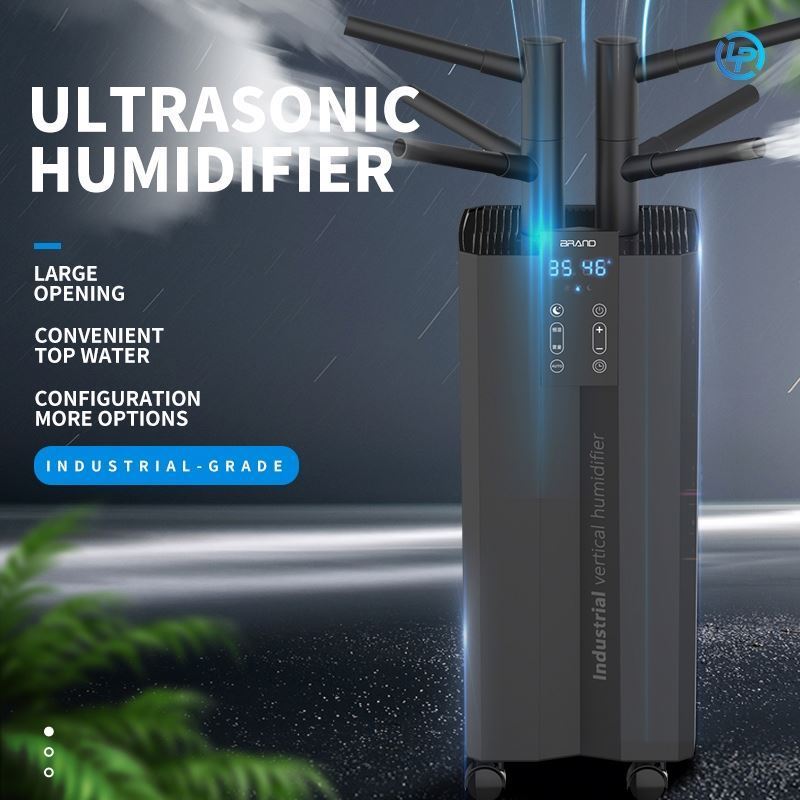 Industry Large Humidifier 23L Touch Control Big Mist Smart Ultrasonic Humidifiers With Wheel For Plant