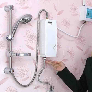 mini stainless steel heating high efficiency water heater instant 240V no tank for under sink using