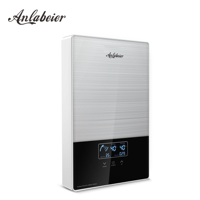 2023 hot sale anlabeier brand 12kW high power large tankless hot water electric shower bath water heater