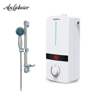 Geyser Instant Electric Heating 55 Degree Water Shower Boiler Heater No Gas Consumption 3.5KW 5l/min Plastic Stainless Steel 220