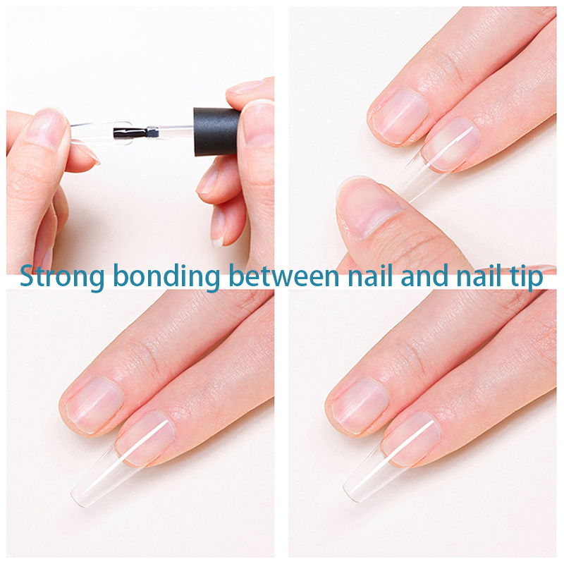 Hot selling nail tip bonder gel low heat tips extension long last glue gel with free samples & low price & sale in bulk 1KG/5KG