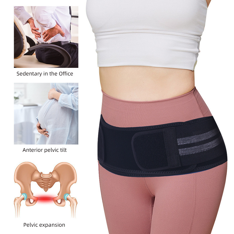 Comfortable Si Belt that Alleviate Sciatic, Pelvic, Lower Back and Leg Pain Stabilize SI Joint Sacroiliac Hip Belt