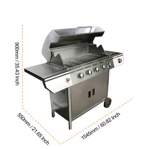 Stainless Steel Cookware barbecue Smokers Built-in outdoor gas bbq grills