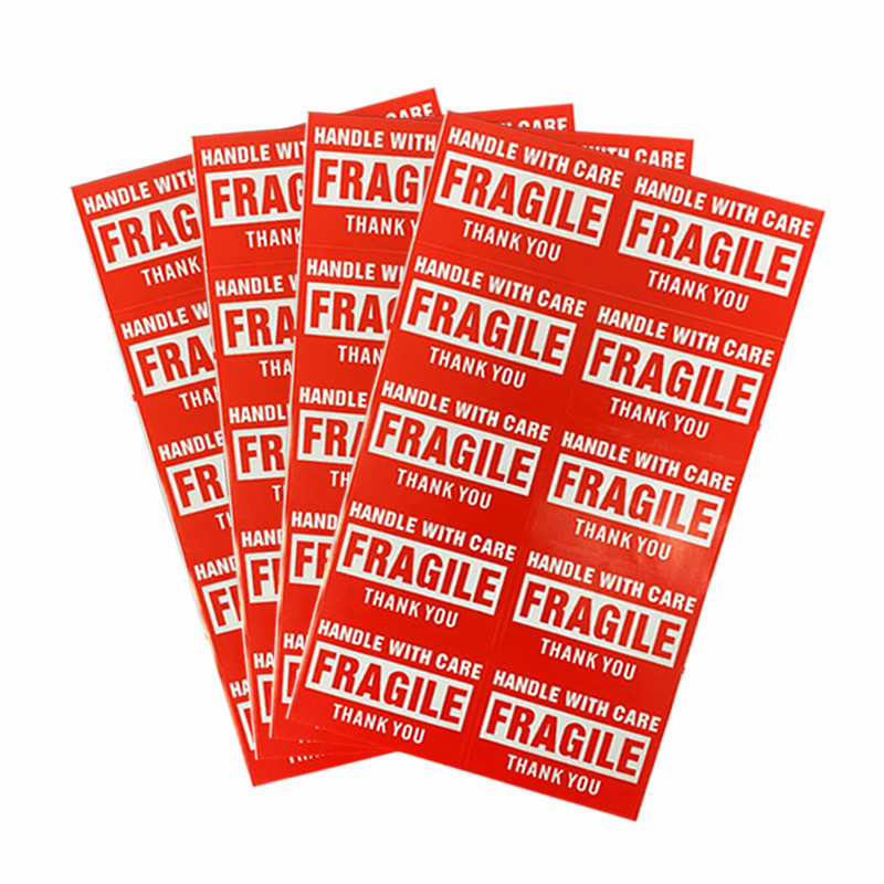 2 x 3 Inch Fragile Stickers Handle with Care Warning Packing Shipping Label - Permanent Adhesive (50 Sheet, 500 Labels)