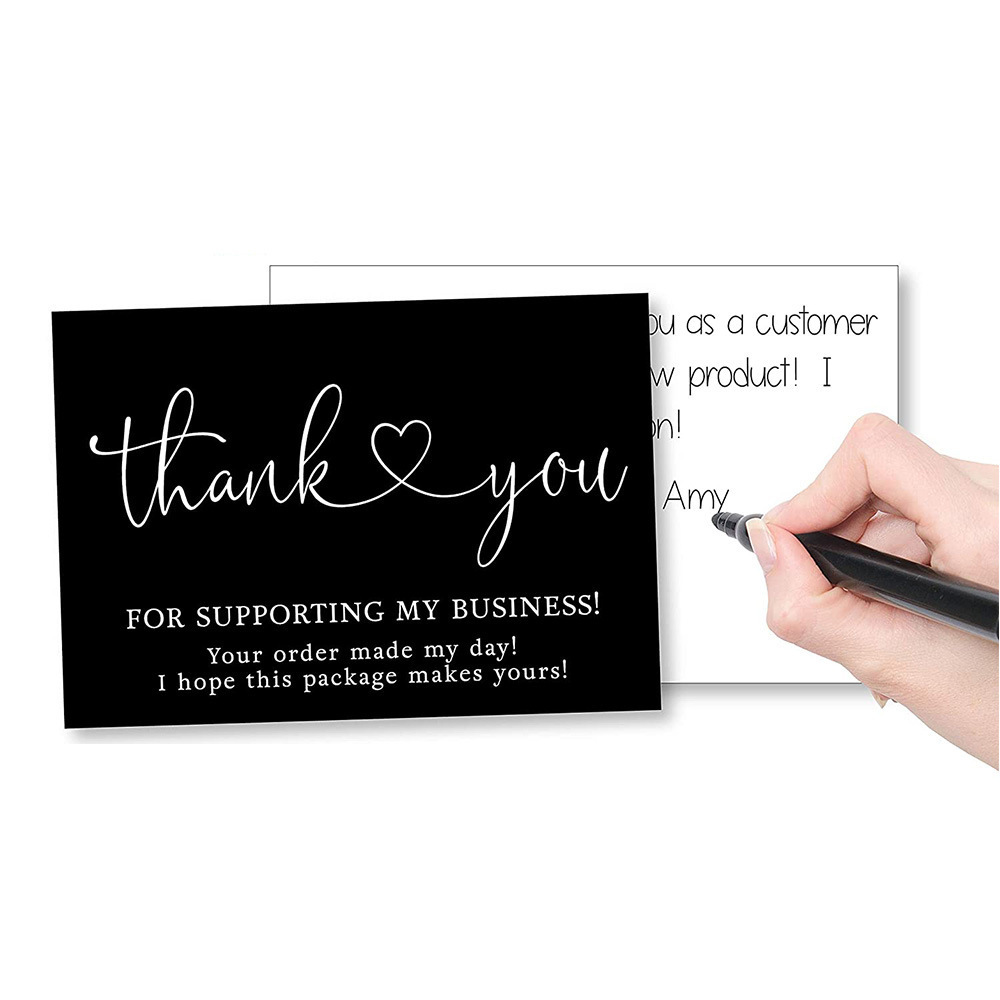 Colorful Paper Business Thank You Cards High Quality Custom paper Cards Printing