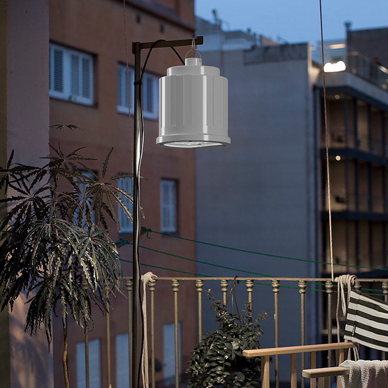 Outdoor Sun Charging Remote Control Led Daytime Indoor Hanging Lamp Courtyard Gazebo Home Balcony Solar Ceiling Light