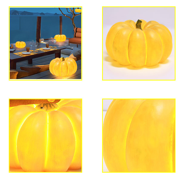 Solar Pumpkin Lantern Hanging Garden Outdoor Waterproof Led Lamp Decorative Portable Solar Garden Lights For Yard