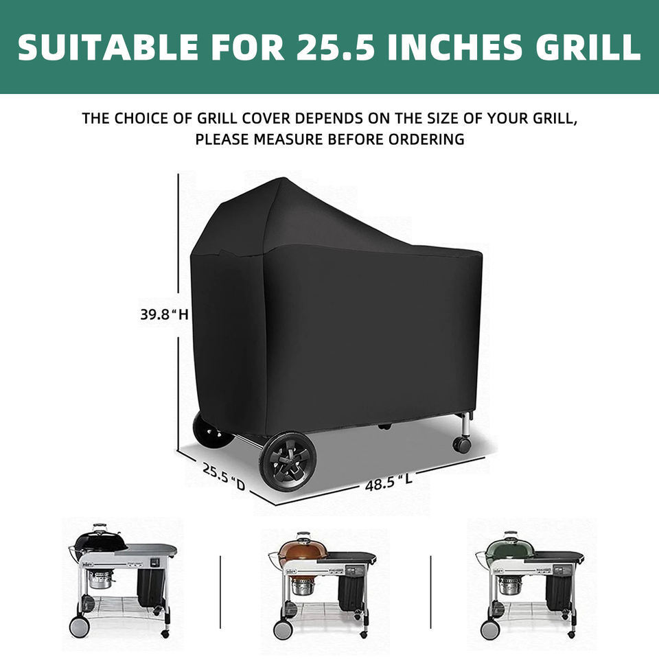 Dajian dustproof 210d 420d  polyester all weather waterproof patio barbecue grill bbq covers for weber char broil grills