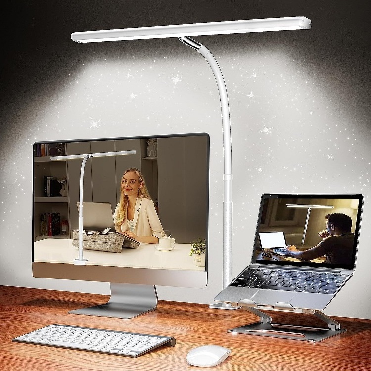 Lamp Clip Desk Lamp Touch Sensor Led Reading Light Desk Swing Arm Desk Lamp Manicure