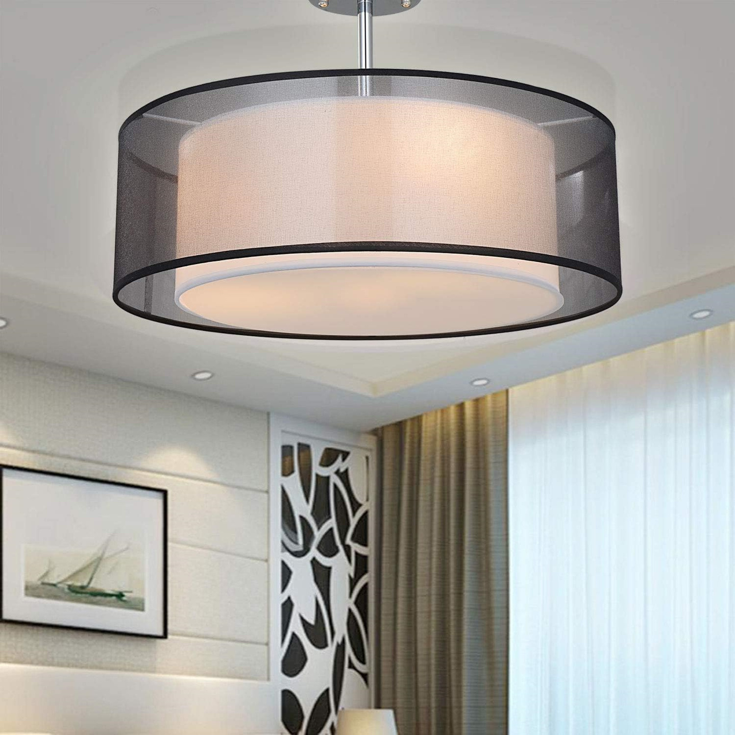 Modern Lamp Attic Ceiling Lamp Farmhouse Decoration Bedroom Kitchen Chandelier