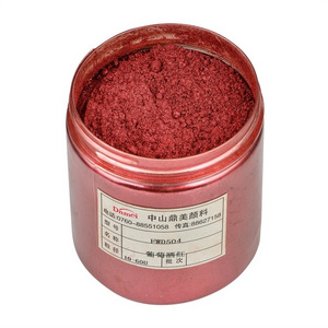 Metal Series Wine Red Cosmetic Pearl Pigment Powder