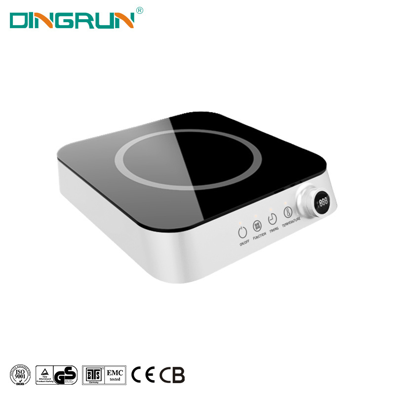 New Fashion Touch Control Mini Induction Cooktop 2200W Electric Infrared Cooker Induction Cooker