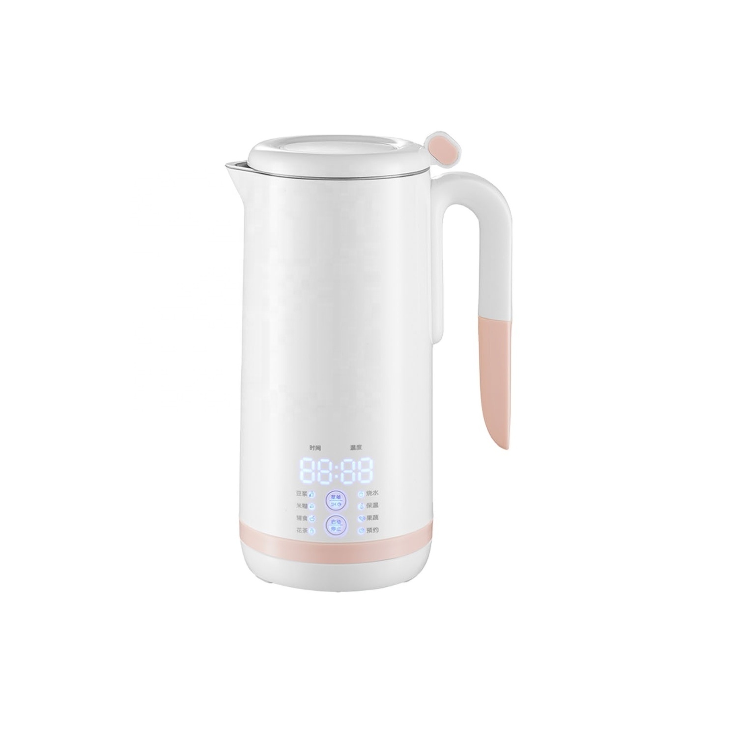 600ML Mini soup and Electric Soy bean Milk Maker Portable Electric Heating Blender Food Processor Nut Milk Machine