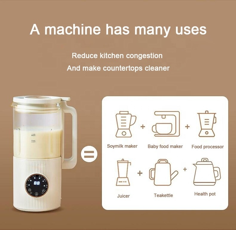 Factory customized  Portable soy milk maker mini Kitchen appliances  blender cooking baby food maker