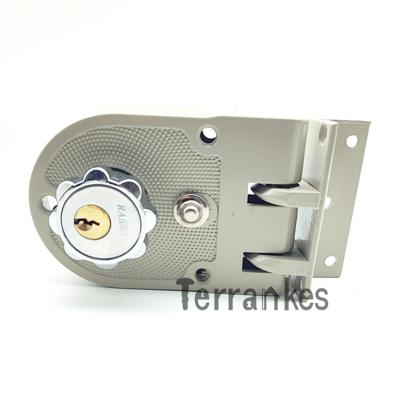 Night Latch Deadbolt Rim Lock Anti-Theft Door Lock with Keys Traditional  Door Security Lock