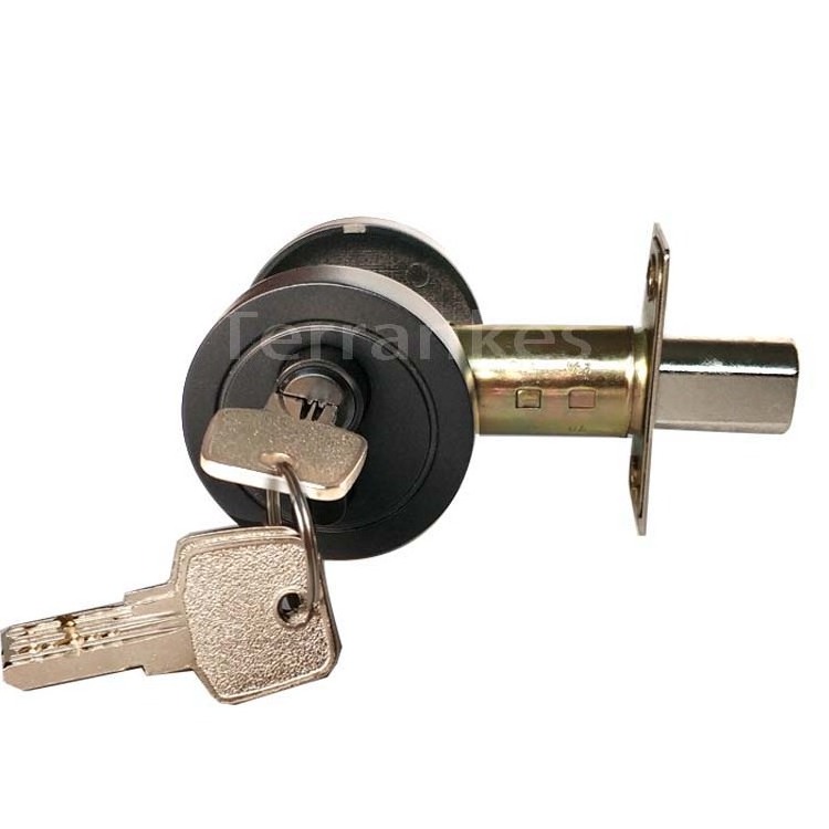 Manufacturer of zinc alloy deadbolt locks Export to Australia Room door auxiliary locks matte black door locks