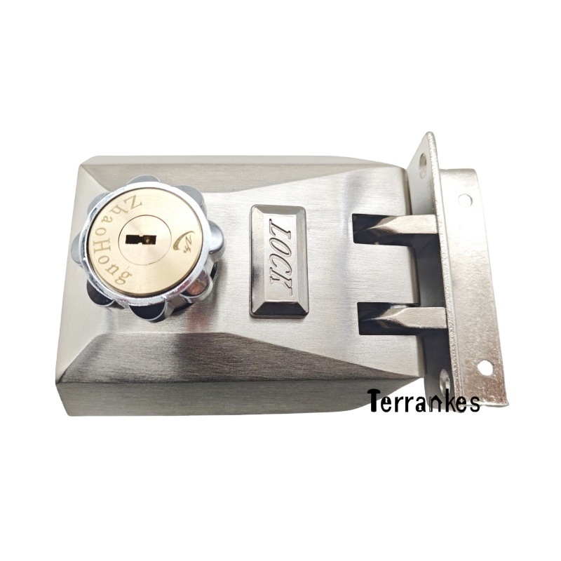 Heavy duty zinc alloy material gate entrance lock brass cylinder brass key high quality anti-theft locks