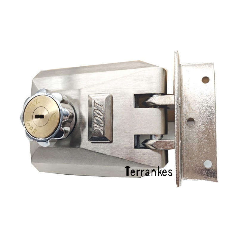 Heavy duty zinc alloy material gate entrance lock brass cylinder brass key high quality anti-theft locks