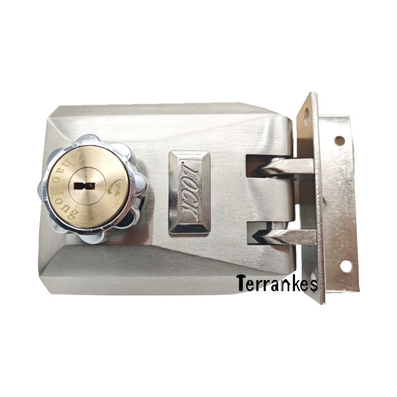 Heavy duty zinc alloy material gate entrance lock brass cylinder brass key high quality anti-theft locks