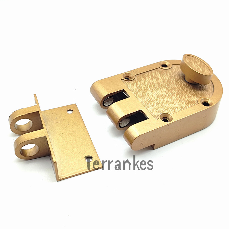 Heavy duty security single cylinder JIMMY deadbolt lock No forced entry Brass lock cylinder