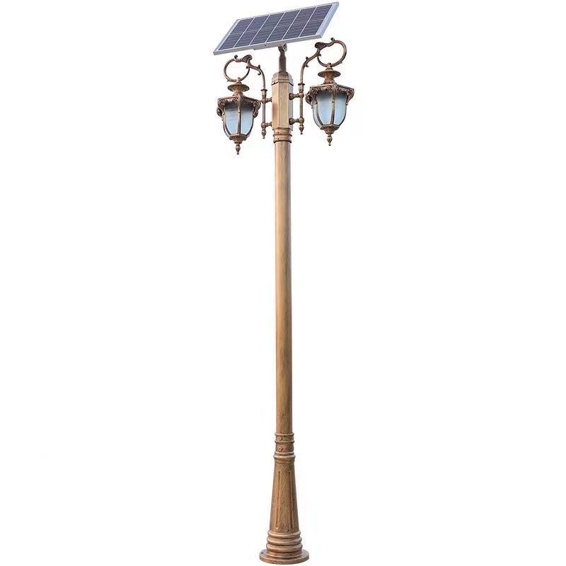 Outdoor Lighting Road Waterproof Solar Led Street Light IP65 Solar Garden Lights European Antique Garden Lamp