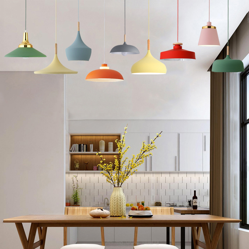 Hotel Chandeliers Pendant Lights Style Colorful Macaron Metal Modern Living Room Contemporary Lighting and Circuitry Design Iro