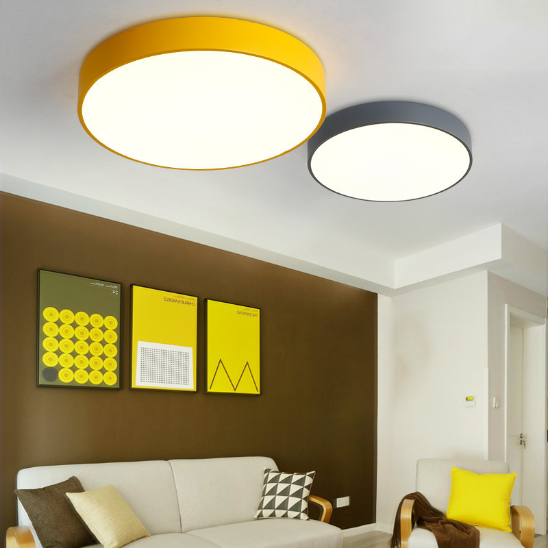 ip 54 12w 18w 24w 36w star light ceiling panel living room flush mount round gold indoor plastic slim led ceiling lights modern