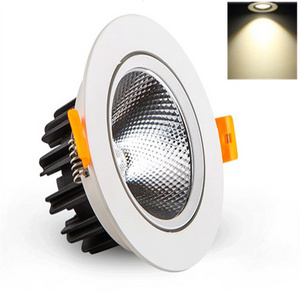 Hotel 5w 12 watts 85mm cutout adjust cob ceiling focus spotlights recessed inbouw led spot lamba luz lumineux lamp light indoor