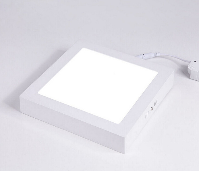 LED Panel Light Dimmable Square 12W 6-inch Ceiling Lights Fixture Ultra-thin Flat Lamp 3000K Warm White led light panel