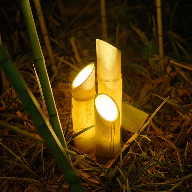 Factory Outdoor Waterproof IP65 Landscape Garden Holiday christmas Street Decoration led 3d motif artificial bamboo light