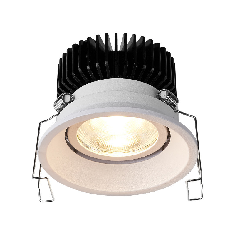 Aluminum Ceiling Spot Light Die-casting Aluminum led spotlight Downlights Recessed Mounted 12W LED Down Light