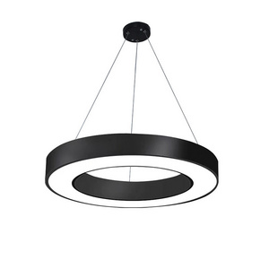 LED circular ring chandelier Office gym shop lobby Chandelier Lights Hanging Light Fixture for Living Room led pendant light