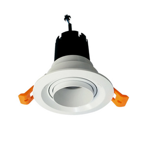 High Lumen Recessed Cob Adjustable Ceiling Down Lamp Aluminum Plastic Indoor 12watt Led Spotlights