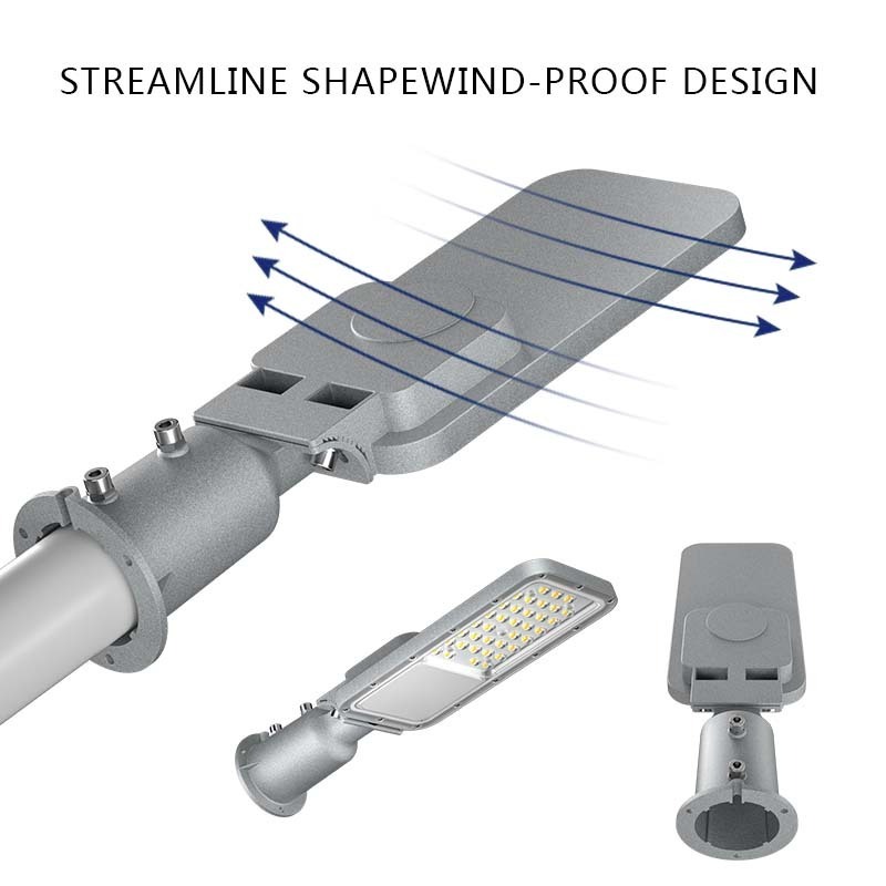 LED die-casting aluminum drive free solution with photoelectric induction LED street lights