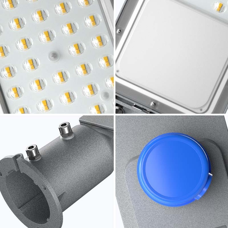 LED die-casting aluminum drive free solution with photoelectric induction LED street lights