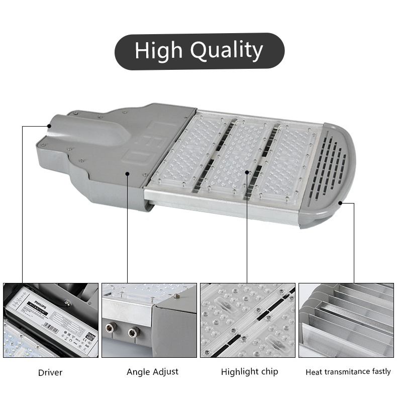 High lumen aluminum led street light 150 watt 50W 100W 200W 250W 300W LED street light