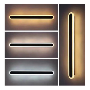 LED Outdoor Indoor Wall Light 30-240cm Long Strip Wall Mounted Lights  IP20 Wall Lamps Use for hotel villa garden decoration