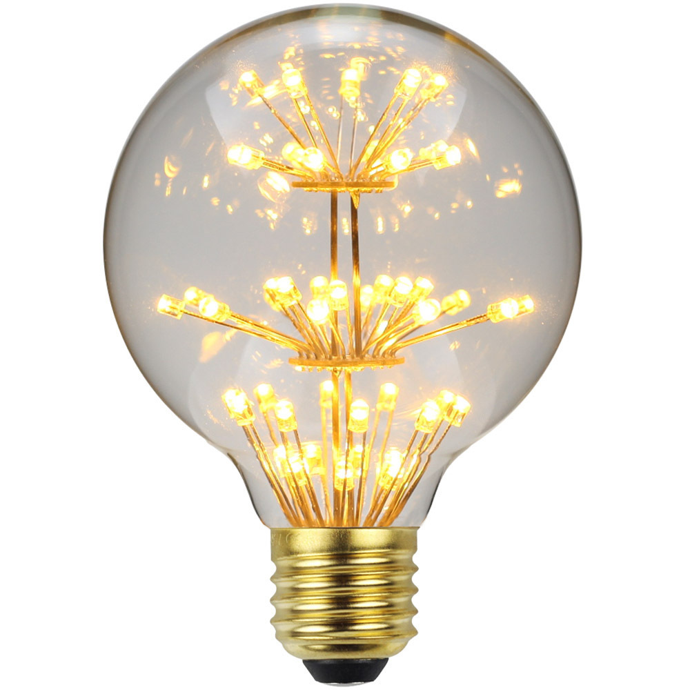 2022 led bulb filament E14 spiral decorative lamp 110V retro small bulb amber clear frosted dimmable wholesale bulb