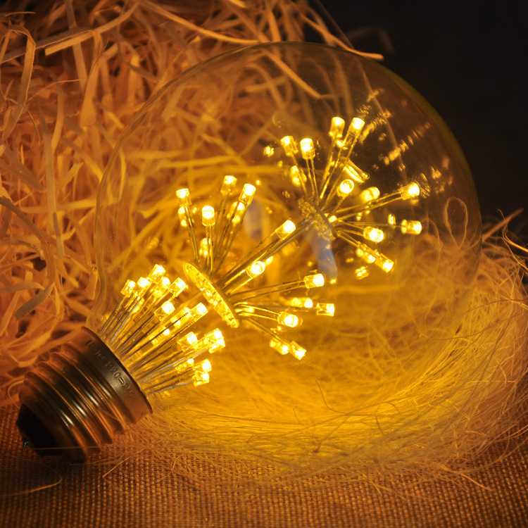 2022 led bulb filament E14 spiral decorative lamp 110V retro small bulb amber clear frosted dimmable wholesale bulb